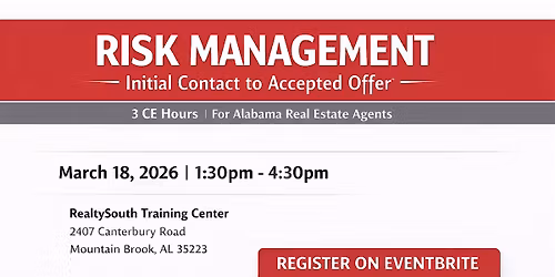 Risk Management: Initial Contact to Accepted Offer