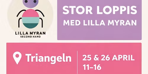 Stor barnloppis p\u00e5 Triangeln 