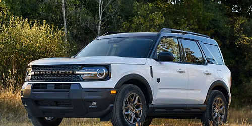 White Ford Bronco