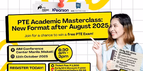 PTE Academic Masterclass: New Format after August 2025
