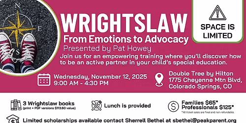 Wrightslaw From Emotions to Advocacy