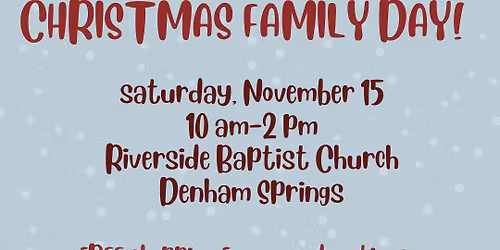 Christmas Family Day