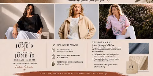 2 Day Event \u2014 The Summer Fashion Edit!