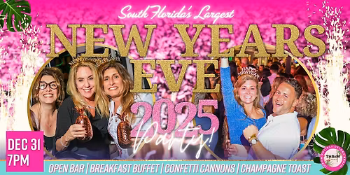 South Florida's Biggest New Year's Eve Party @ THR\u014dW Social Delray!