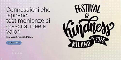 4\u00b0 Edizione Festival della Gentilezza