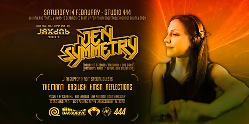 JaxDnB Presents: Jen Symmetry (Rolled Up Records, DnB Girls) - Saturday 14 Feb 2026