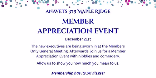 Member Appreciation Event