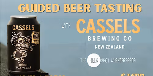 Guided Beer Tasting with Cassels Brewing Co!
