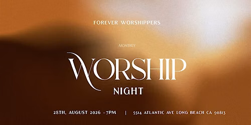 AUGUST WORSHIP NIGHT
