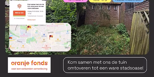 NLdoet - Kom samen met ons de tuin omtoveren tot een ware stadsoase!