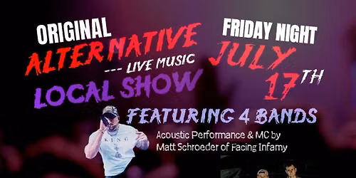 Alternative Night - 4 Live Bands