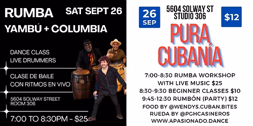 Pura Cuban\u00eda - Cuban dance night