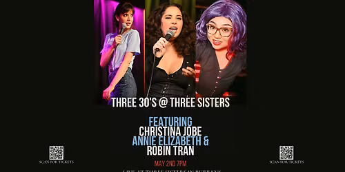 Three 30's at Three Sisters - Standup Comedy