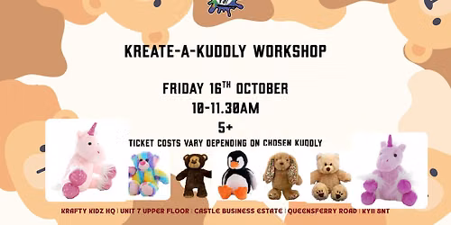 Krafty Kidz Kreate-a-Kuddly workshop