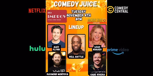Comedy in Brea, FREE Tickets! Tuesday 11\/4!