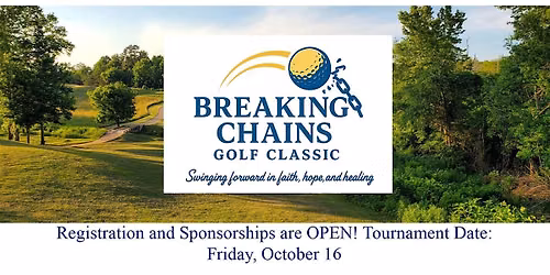 Breaking Chains Charity Golf Tournament. Swinging forward in...
