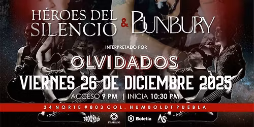 Noche HDS & Bunbury por Olvidados de CDMX en Beat 803