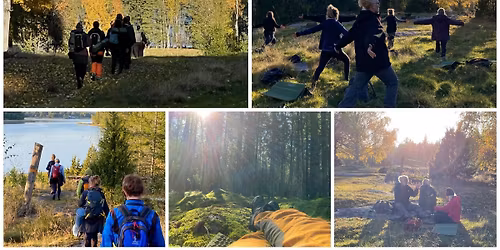 Yoga och vandring - höst på Jäverön