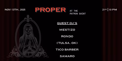 Proper 11\/13 - Tico Barber, Rondo (Tulsa, OK), Mestizo and Samaro