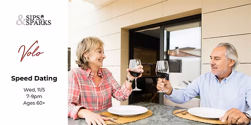 Speed Dating Ages 60+ in North Haven, CT at Volo Restaurant