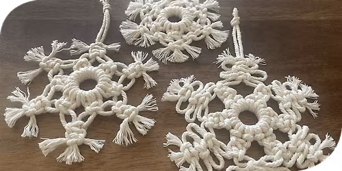 Macrame Snowflake Ornament Workshop