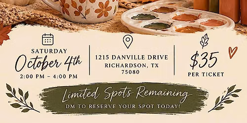 Cup of Fall: Mug Painting & Fall Lattes \u2615