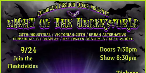 Fall Fashion Week - Night of the Underworld