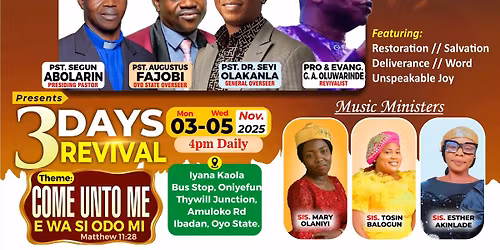 Bible Based Church, Solution Assembly.