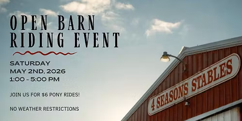 Open Barn Riding Event