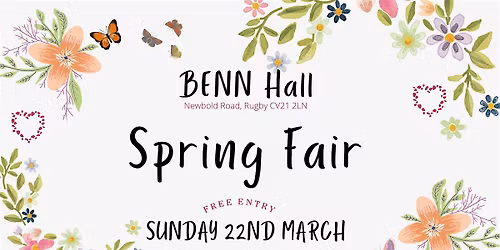 Spring Fair BENN Hall, Rugby