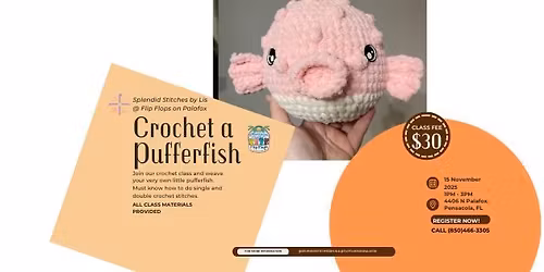 Crochet a Pufferfish w\/ Splendid Stitches by Lis