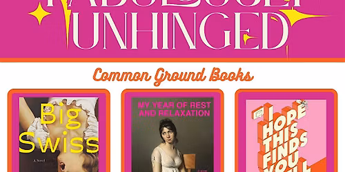 CGB Lit-Fic Fabulously Unhinged Book Club- January