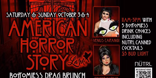 American Horror Stories Bottomless Drag Brunch!