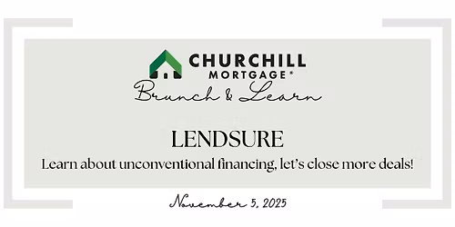 Creative Financing Brunch & Learn - 11\/5 @ 9:30am