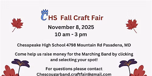 Chesapeake High School Craft Show