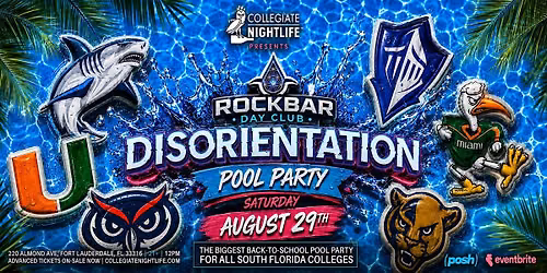 DISORIENTATION: WELCOME WEEK POOL PARTY