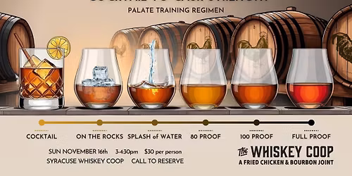 Cocktail to Cask Strength: A Palate Training Regimen
