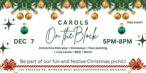 Christmas Carol's on the Block