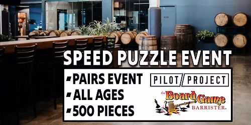 Speed Puzzle Event at Pilot Project Brewing
