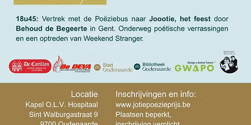 Jotie T'Hooft Po\u00ebzieprijsuitreiking