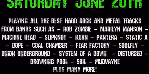 Hexx - Metal Club night - June 20th 