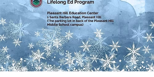 Mt. Diablo Adult Ed Annual  Open House Art & Craft  Sale December 6th 2025