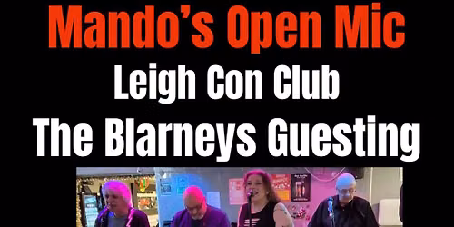 Leigh Con Club with guest act The Blarneys