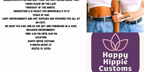 Generation Q, LGBTQlA+ Youth Group\/Meet-Up