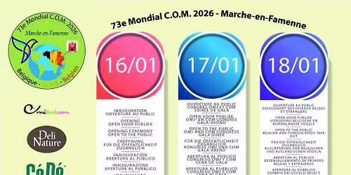Mondial COM 2026 - Marche en Famenne