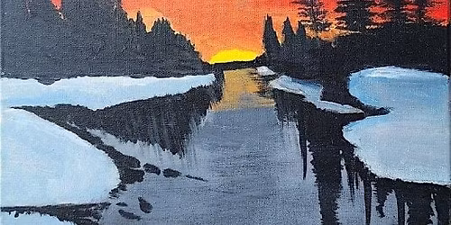 Create the beautiful Northern Lights at this fun paint and sip painting