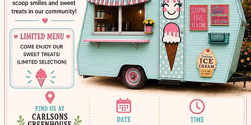 Ice cream + plants = Happiness
