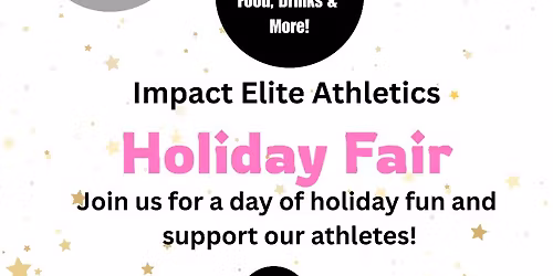 \ud83c\udf84Impact Elite Booster Club Vendor Fair \u2744\ufe0f