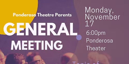 PTP General Meering- November