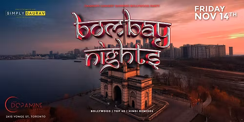 BOMBAY NIGHTS | Canada's Longest Running Bollywood Party